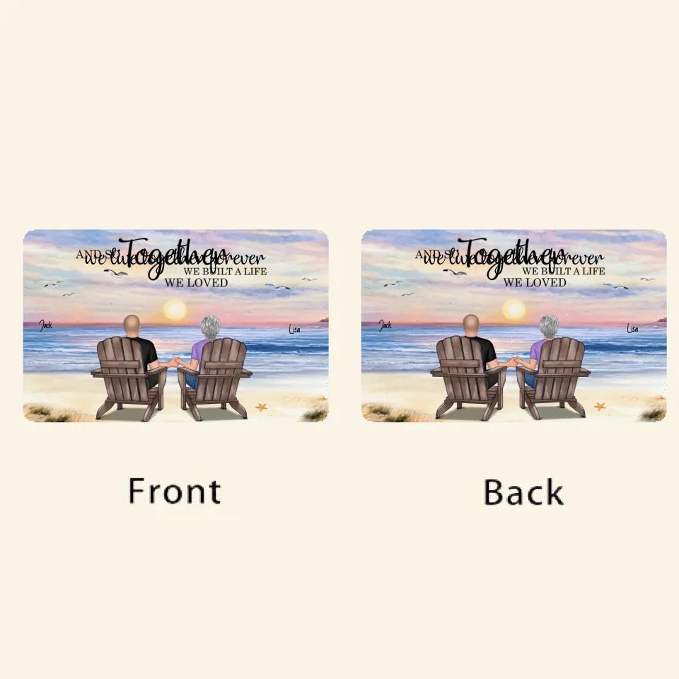 Seaside Memories - Personalized Wallet Card - Unique Gift for Couple, Husband, Wife, Dad, Mom 736323 - DiyGiftly
