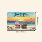 Seaside Memories - Personalized Wallet Card - Unique Gift for Couple, Husband, Wife, Dad, Mom 736323 - DiyGiftly