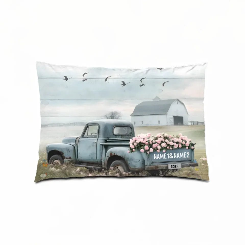 Sentimental Couple Gifts Farmhouse Wedding Gifts Personalized Pillow 715690 - B - DiyGiftly