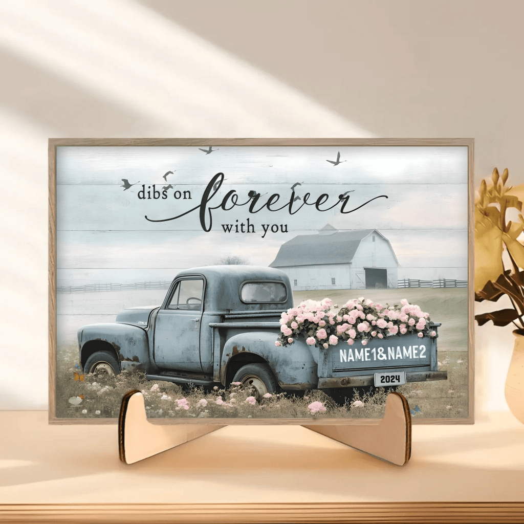 Sentimental Couple Gifts Farmhouse Wedding Gifts Personalized Wooden Plaque 708245 - DiyGiftly