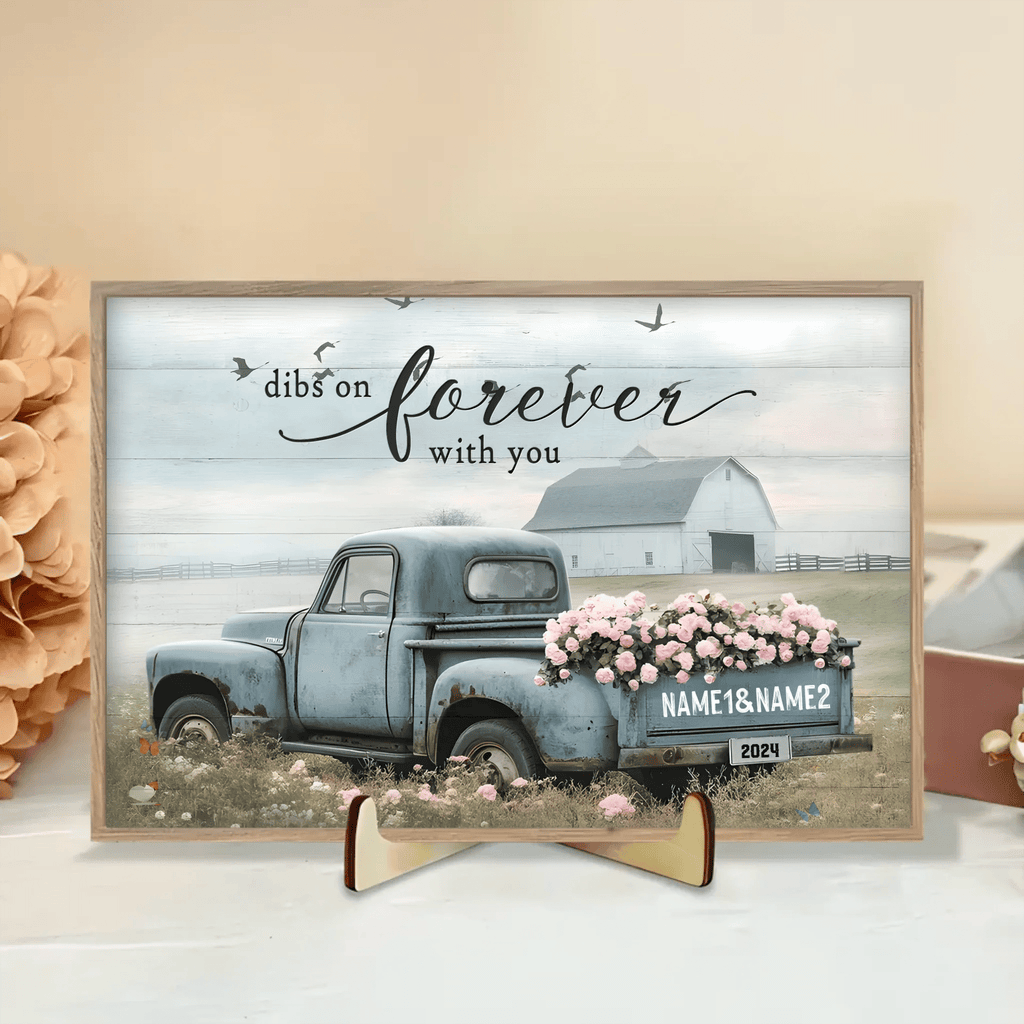 Sentimental Couple Gifts Farmhouse Wedding Gifts Personalized Wooden Plaque 708245 - DiyGiftly