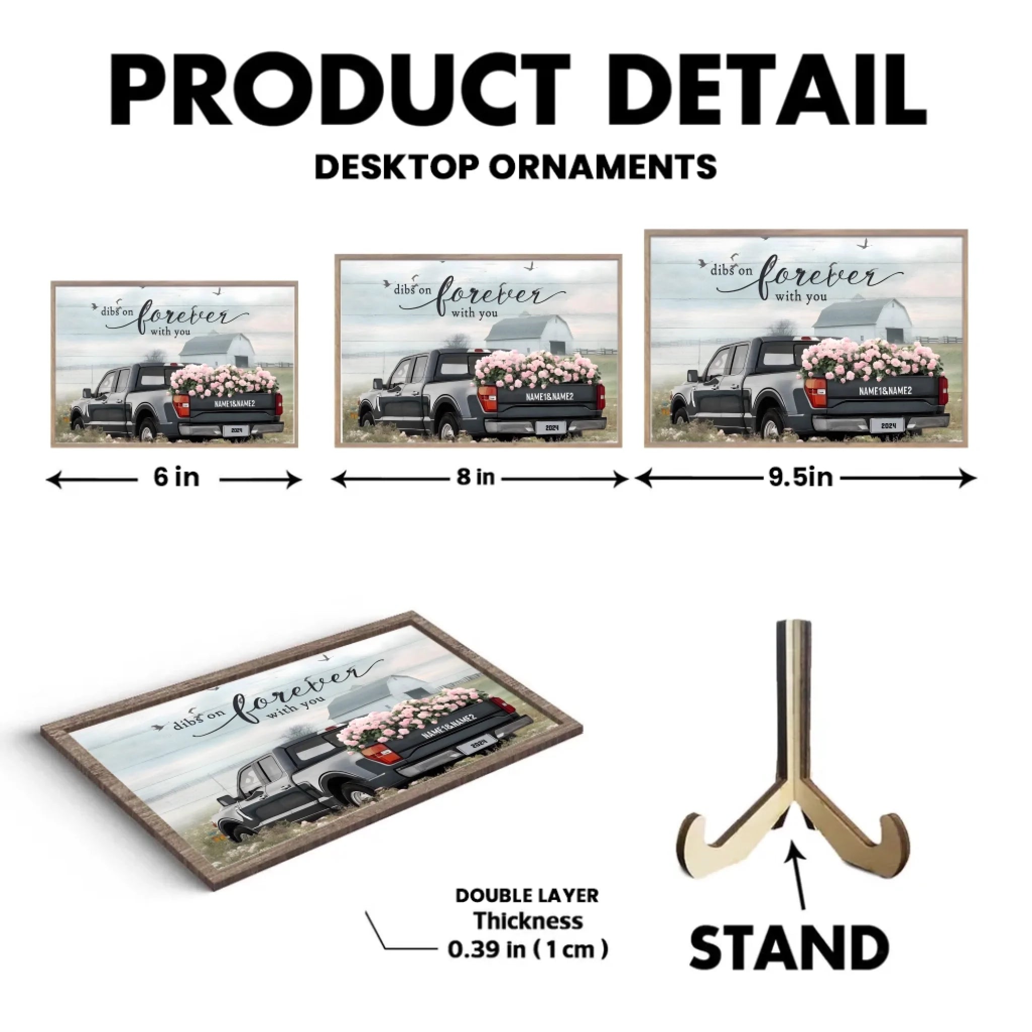 Sentimental Couple Gifts Farmhouse Wedding Gifts Personalized Wooden Plaque 708245 - DiyGiftly