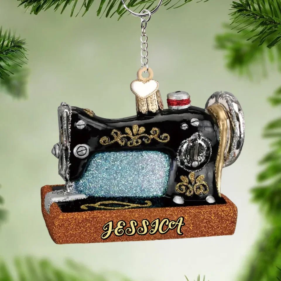 Sewing Machine Collection - Personalized Sewing Keychain 748452 - 748610 - DiyGiftly