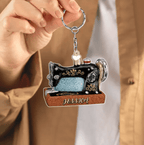 Sewing Machine Collection - Personalized Sewing Keychain 748452 - 748610 - DiyGiftly