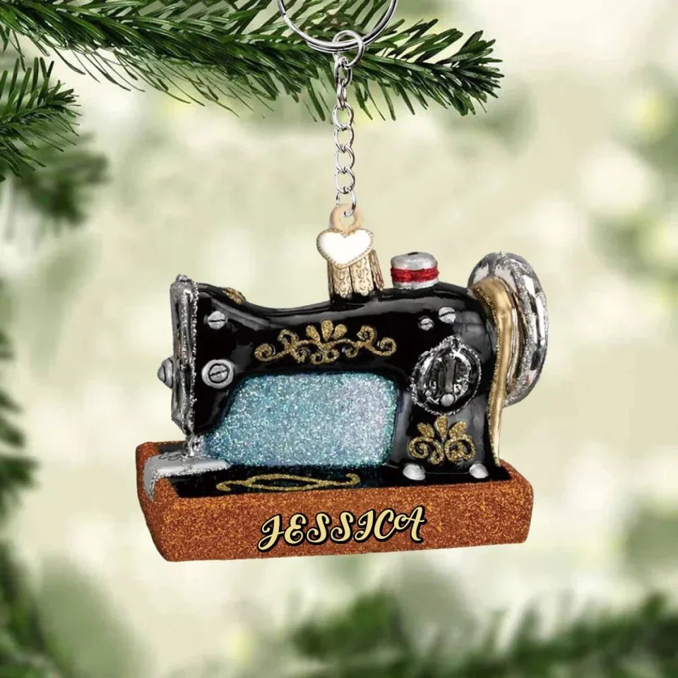 Sewing Machine Collection - Personalized Sewing Keychain 748452 - 748610 - DiyGiftly