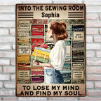 Sewing Room - Custom Metal Sign - Iron & Aluminum Sign - Perfect Gift for Sewing Lovers 748488 - 748541 - DiyGiftly