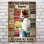 Sewing Room - Custom Metal Sign - Iron & Aluminum Sign - Perfect Gift for Sewing Lovers 748488 - 748541 - DiyGiftly