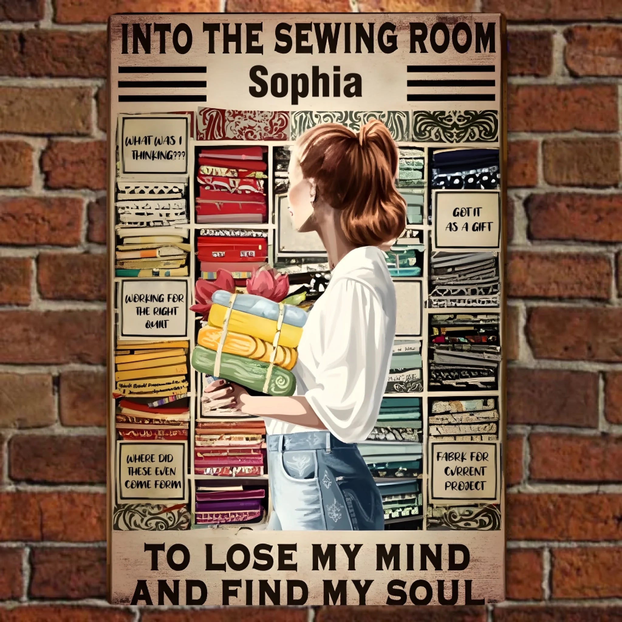 Sewing Room - Custom Metal Sign - Iron & Aluminum Sign - Perfect Gift for Sewing Lovers 748488 - 748541 - DiyGiftly