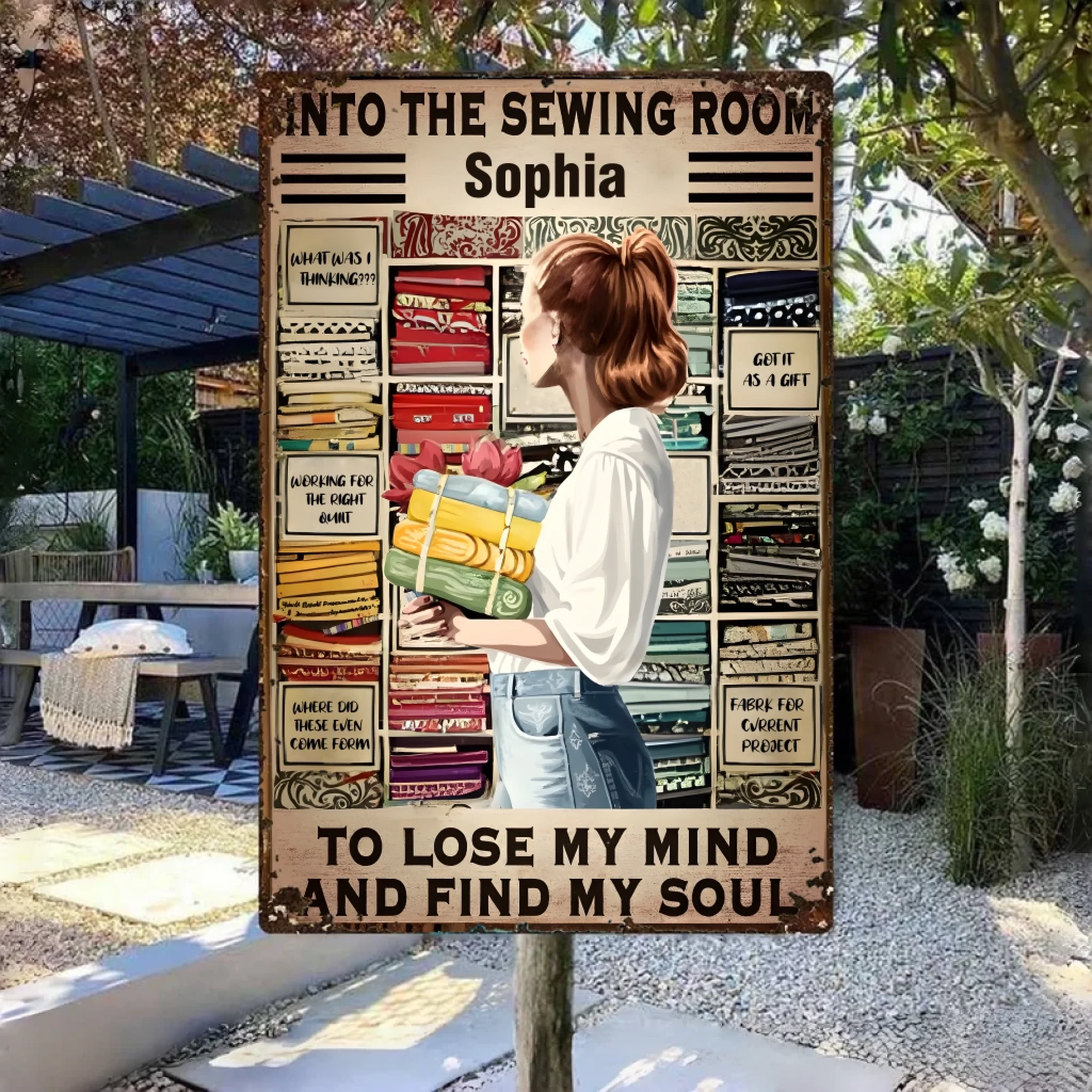 Sewing Room - Custom Metal Sign - Iron & Aluminum Sign - Perfect Gift for Sewing Lovers 748488 - 748541 - DiyGiftly