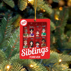 Siblings Toy Box - Christmas Custom Gift - Personalized Acrylic Ornament 1047964 - DiyGiftly