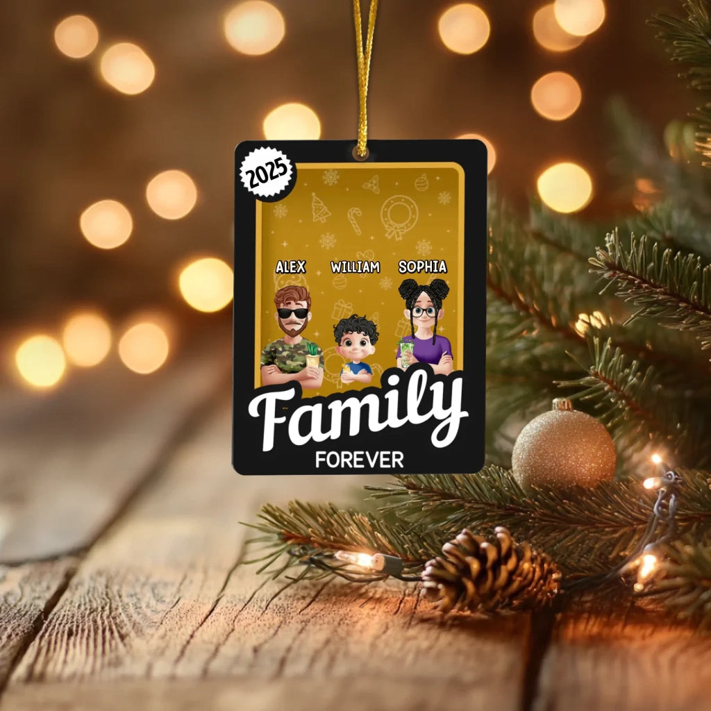 Siblings Toy Box - Christmas Custom Gift - Personalized Acrylic Ornament 1047964 - DiyGiftly