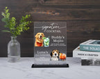 Signature Cocktail Drink Menu, Dog Signature Cocktail Sign, Wedding Bar Sign, Custom Pet Bar Menu Sign, Pet Drink Sign, Acrylic Bar Sign 296384 - DiyGiftly
