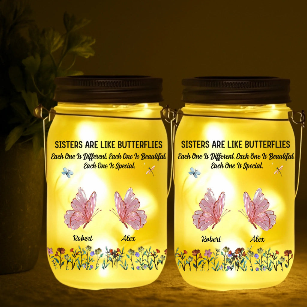 mason jar light gift for sister