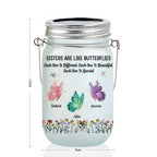 custom name mason jar light gift for sister