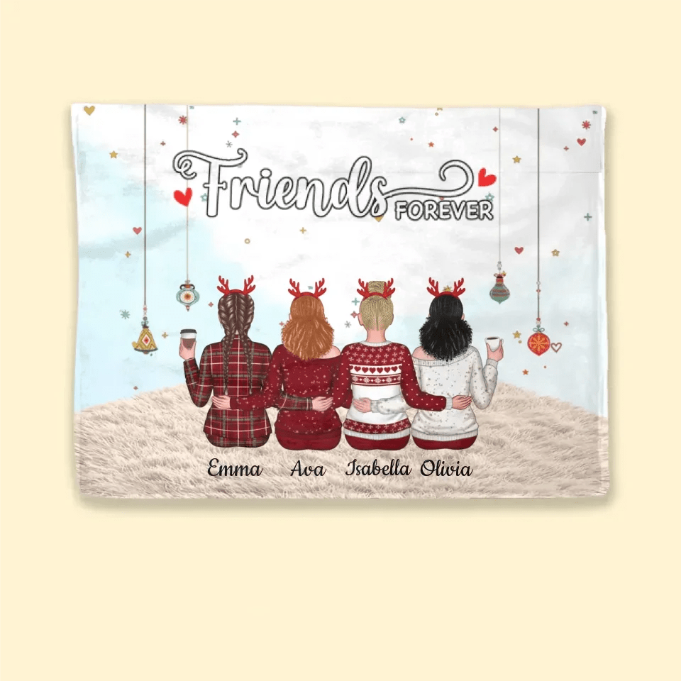 Sisters Forever - Blanket - A Heartfelt Gift for Your Best Friend or Sister 684577 - DiyGiftly
