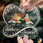 personalized design acrylic ornament gift for sister