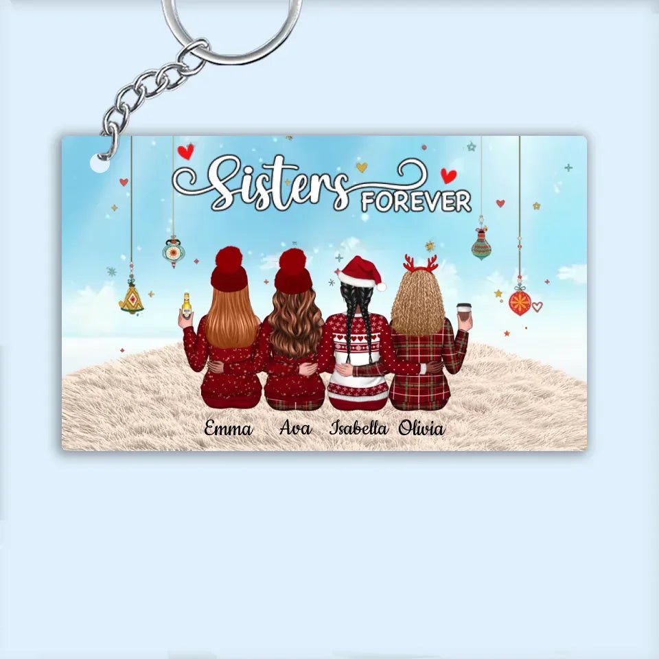 Sisters Forever - Keychain - A Heartfelt Gift for Your Best Friend or Sister 684576 - DiyGiftly