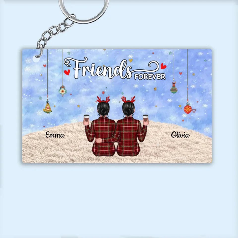 Sisters Forever - Keychain - A Heartfelt Gift for Your Best Friend or Sister 684576 - DiyGiftly