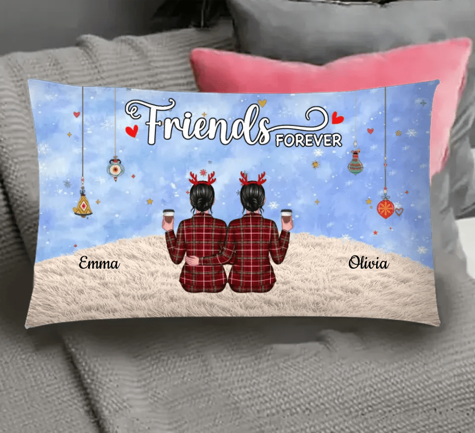Sisters Forever - Pillow - A Heartfelt Gift for Your Best Friend or Sister 684578 - DiyGiftly