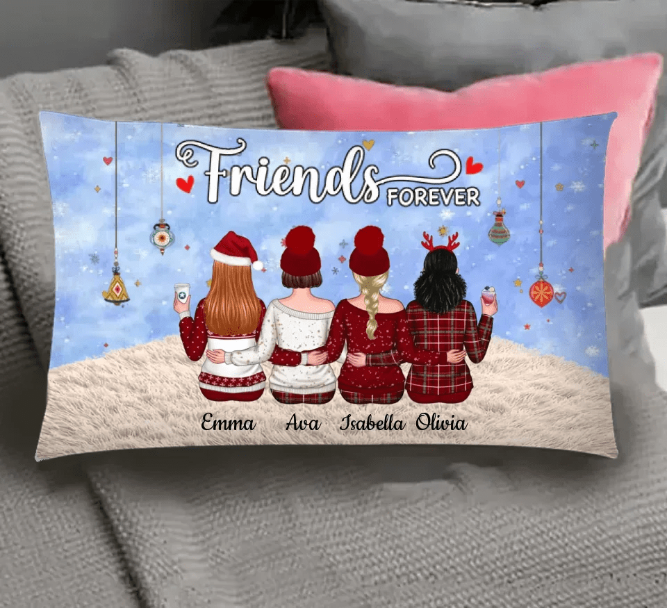 Sisters Forever - Pillow - A Heartfelt Gift for Your Best Friend or Sister 684578 - DiyGiftly