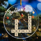 acrylic ornament custom name