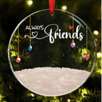 Sisters - Sisters Forever - Personalized Circle Ornament (QH) 677385 - DiyGiftly