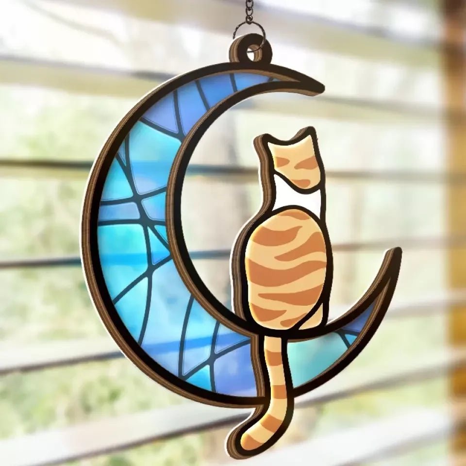 Smile Because It Happened - Memorial Personalized Window Hanging Suncatcher - Sympathy Gift For Pet Owners, Pet Lovers 668921 - DiyGiftly