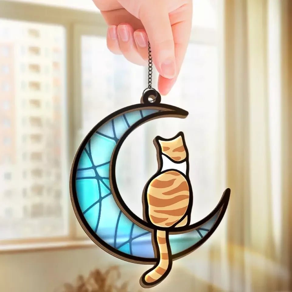 Smile Because It Happened - Memorial Personalized Window Hanging Suncatcher - Sympathy Gift For Pet Owners, Pet Lovers 668921 - DiyGiftly