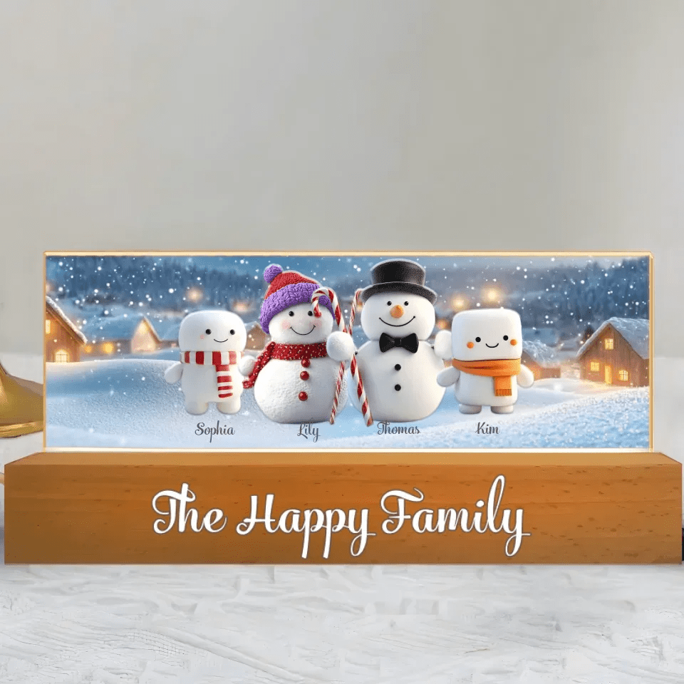 custom name wooden acrylic led night light keepsake for cozy corners
