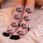 Socks for Valentine's Day, Custom Face Socks, Personalized Photo Socks, Wedding Socks, Gift for Boyfriend & Girlfriend,Chirstmas Gift 51162112 - DiyGiftly