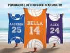 Softball Beach Towel, Sport Team Personalized Beach Towel, School Team Towel, Baseball Custom Pool Towel,Cooperstown Gift, World Series Gift 09203712 - DiyGiftly