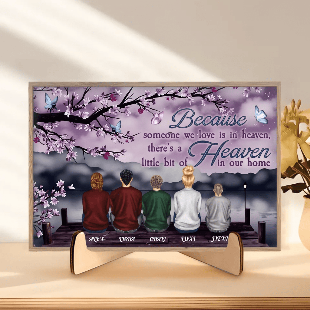 Someone We Love Is In Heaven - Personalized Custom Wooden Plaquet 713254 - DiyGiftly