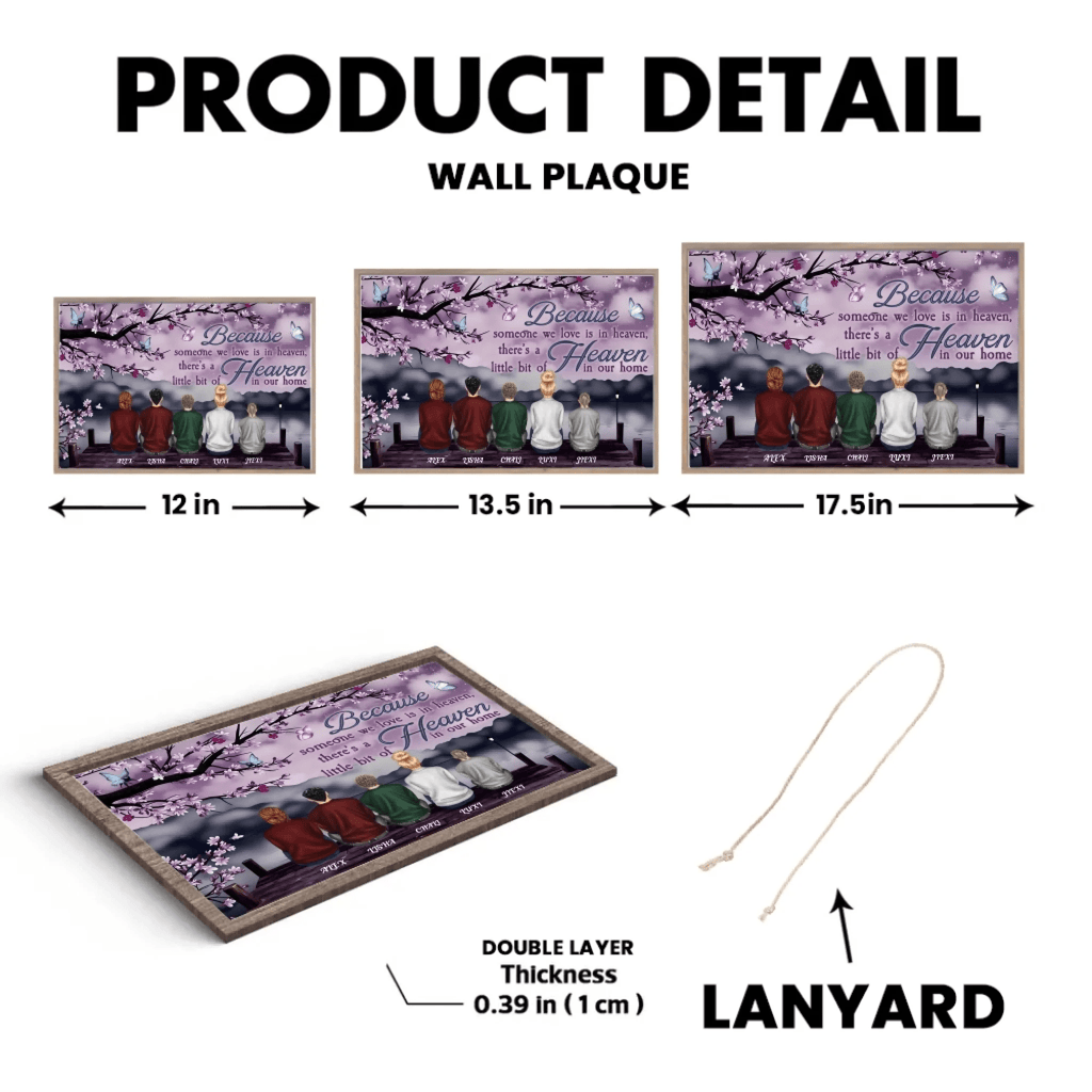 Someone We Love Is In Heaven - Personalized Custom Wooden Plaquet 713254 - DiyGiftly