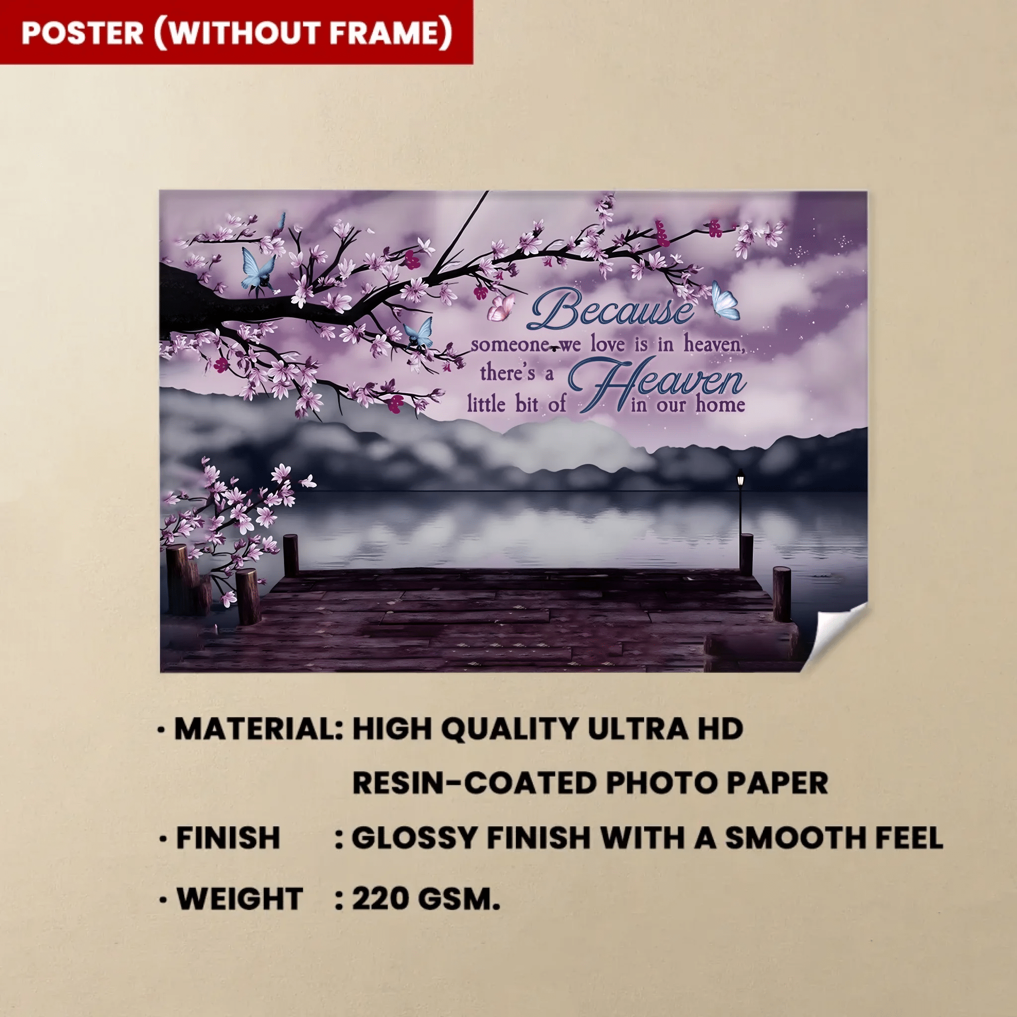 Someone We Love Is In Heaven - Personalized Wrapped Canvas 713299 - 713254 - DiyGiftly