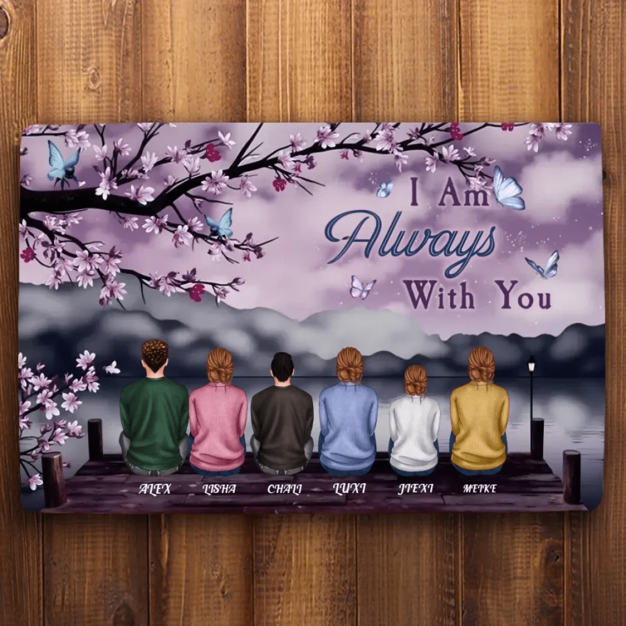 Someone We Love Is In Heaven - Personalized Wrapped Mat 713254 - D - DiyGiftly