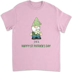 St Patrick's Day Tee, Four Gnomes in a Row with Happy St. Patrick's Design 763400 - DiyGiftly