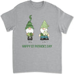 St Patrick's Day Tee, Four Gnomes in a Row with Happy St. Patrick's Design 763400 - DiyGiftly