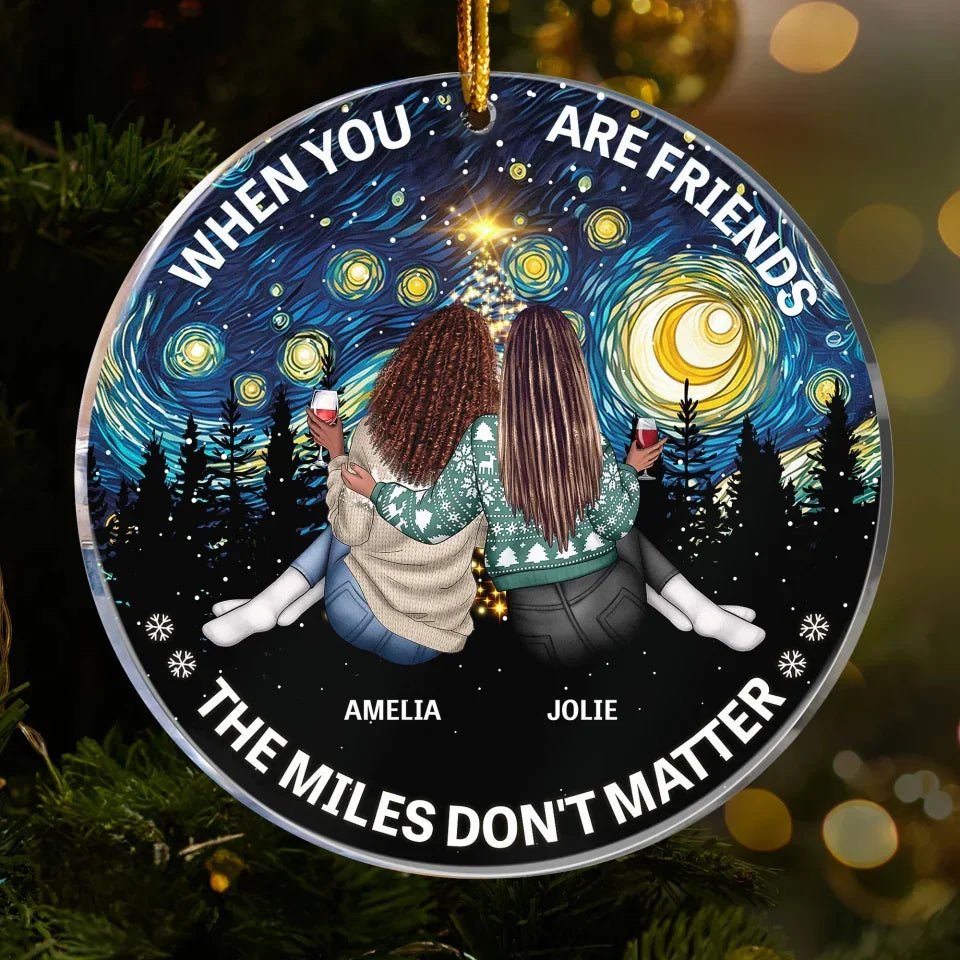 acrylic ornament gift for best friend