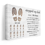 fathers day surprise custom gift for dad inspired by stepped up dad