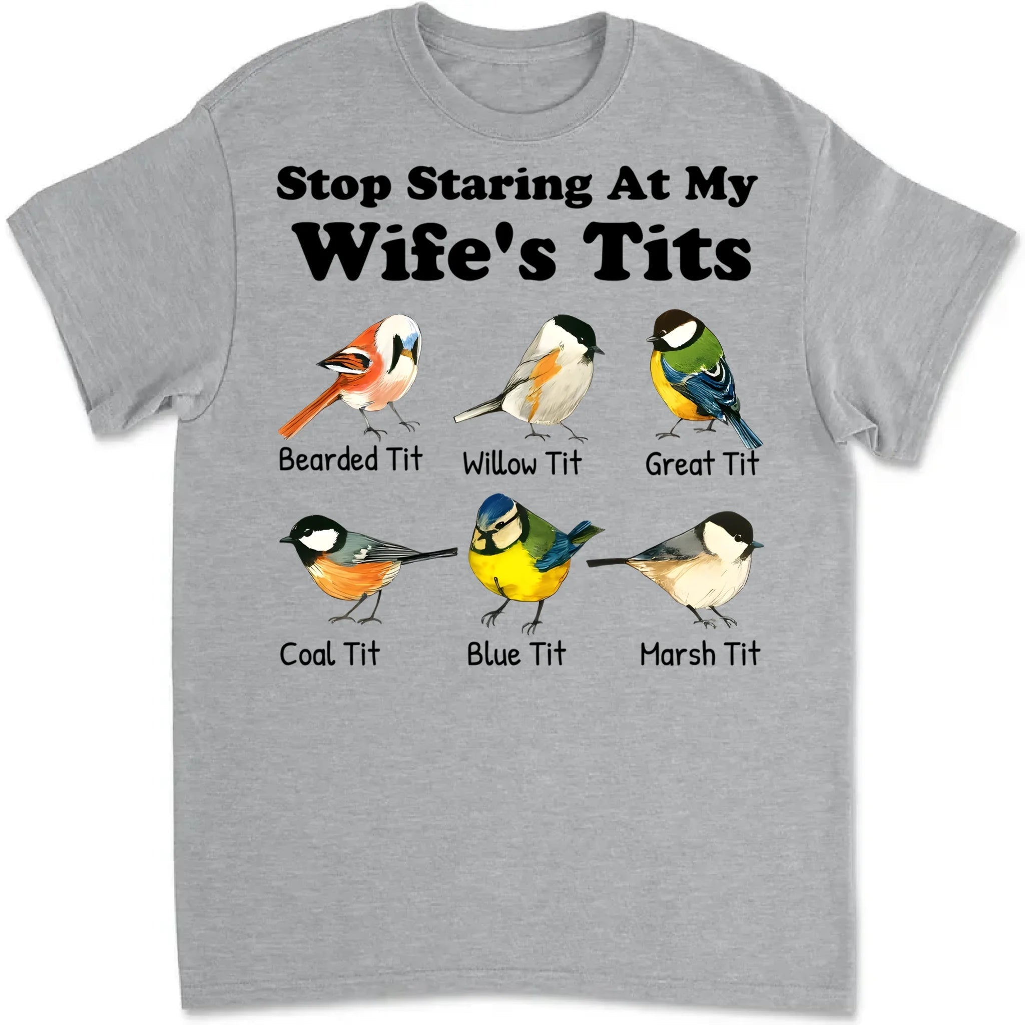 Stop Staring at My Wife – Personalized T-Shirt with Custom Name – Couple Matching Shirt, Anniversary Gift, Valentine’s Day Present for Him, Customized Men’s Graphic Shirt 1056797 - DiyGiftly