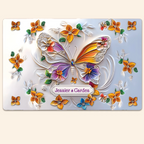 Stunning Butterfly Dragonfly Bee Hummingbird - Personalized Gardening Rectangle Metal Sign 737766 - 737767 - DiyGiftly