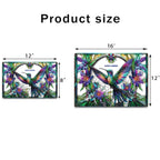 Stunning Hummingbird, Bee, Butterfly - Personalized Gardening Rectangle Metal Sign 745020 - 745035 - DiyGiftly