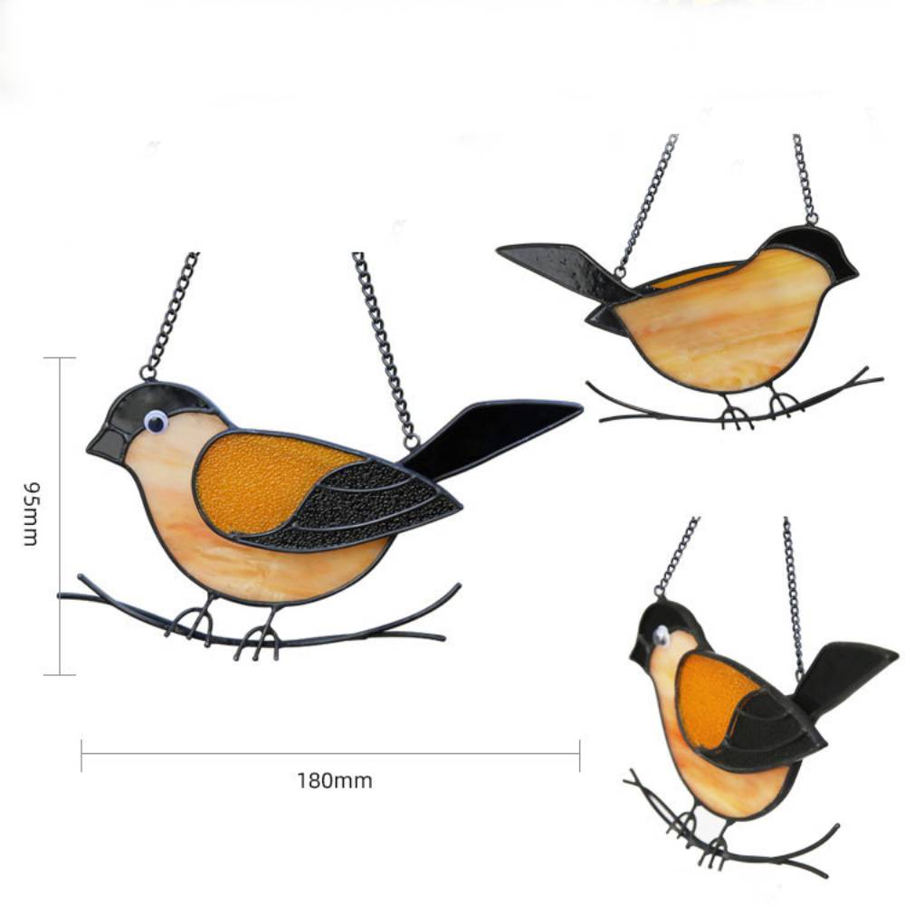 Sun Catcher Glass Birds Wall Window Hangings - Perfect Gifts for Bird Lovers - DiyGiftly