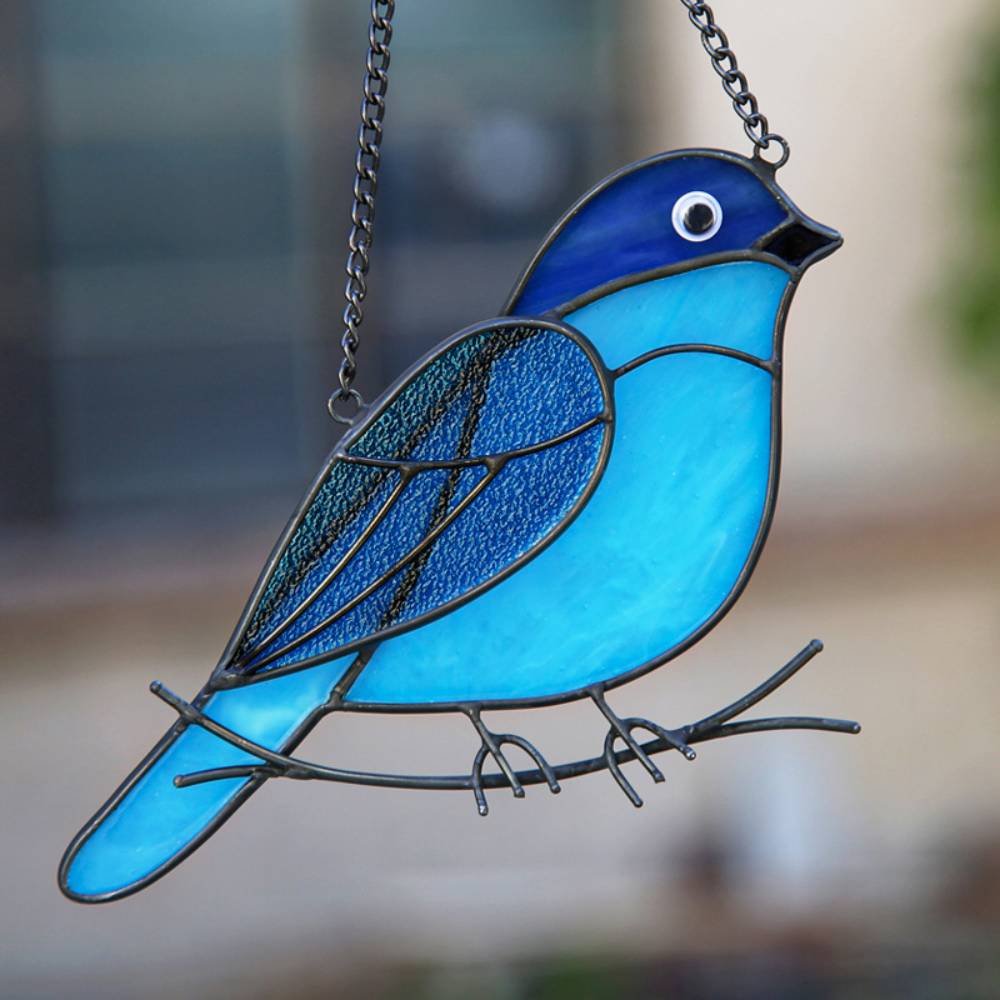 Sun Catcher Glass Birds Wall Window Hangings - Perfect Gifts for Bird Lovers - DiyGiftly