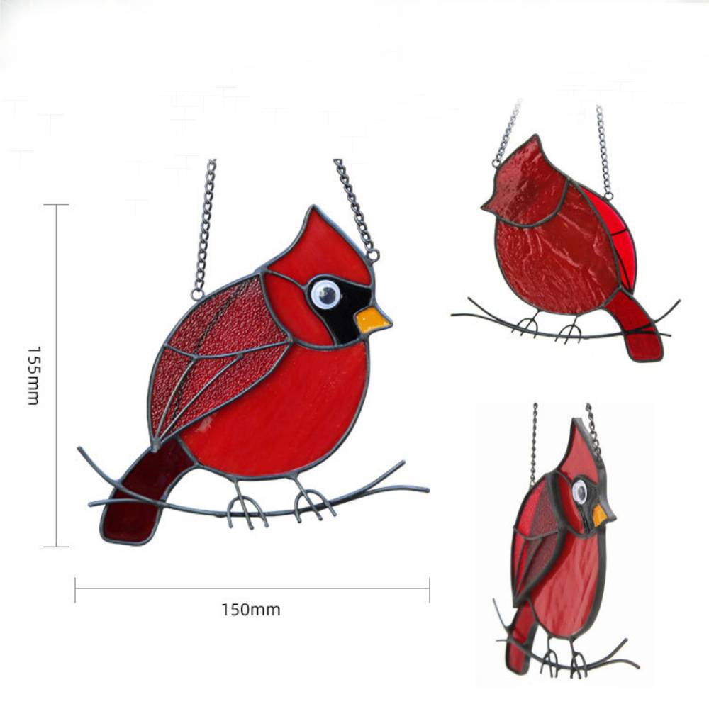 Sun Catcher Glass Birds Wall Window Hangings - Perfect Gifts for Bird Lovers - DiyGiftly