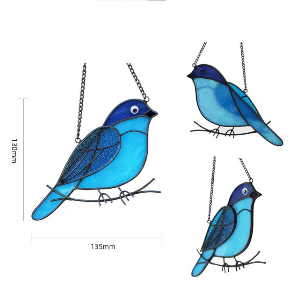 Sun Catcher Glass Birds Wall Window Hangings - Perfect Gifts for Bird Lovers - DiyGiftly