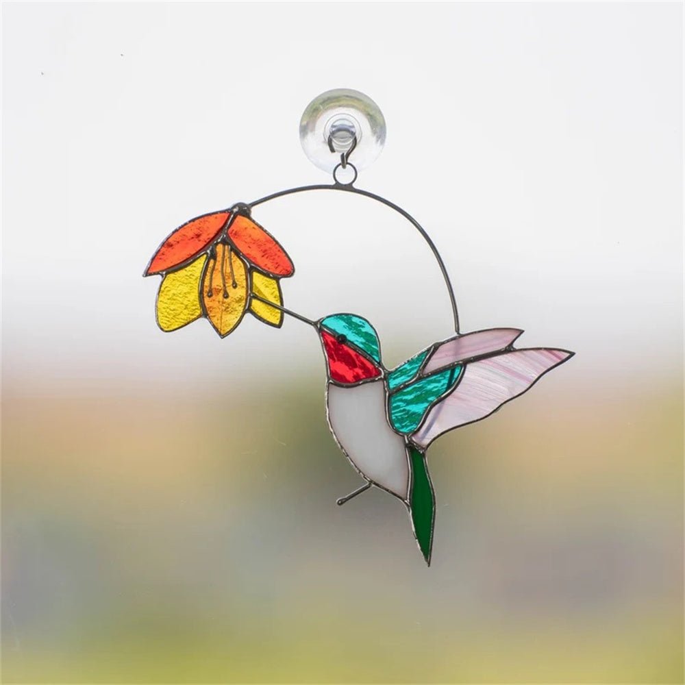 Suncatchers Red Birds Sun Catcher Wall Window Hangings Unique Gifts - DiyGiftly