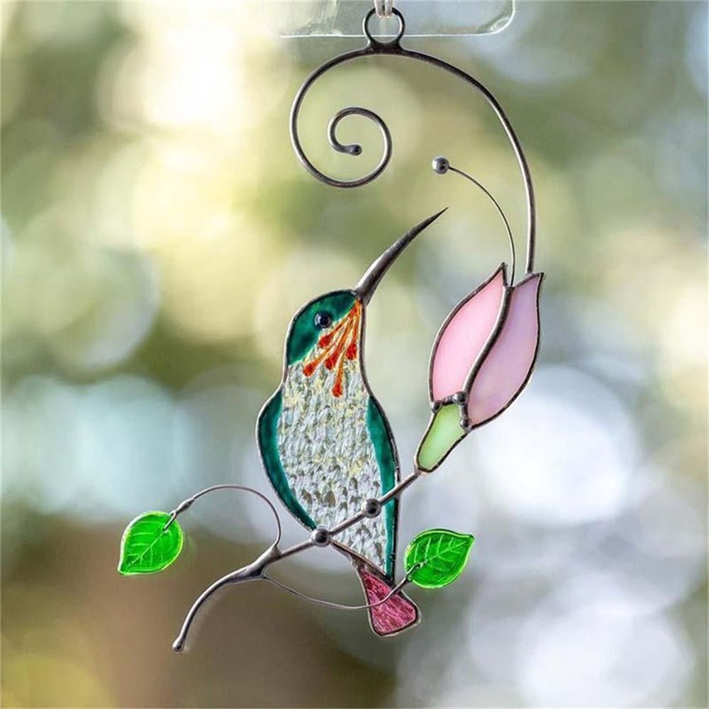 Suncatchers Red Birds Sun Catcher Wall Window Hangings Unique Gifts - DiyGiftly