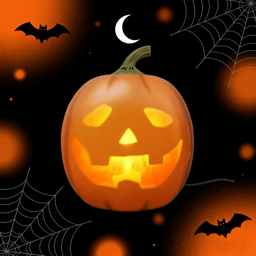 Talking And Singing Pumpkin Lantern Halloween Decoration Props Gift Projector Night Light - DiyGiftly