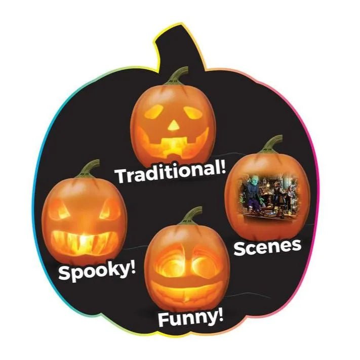 Talking And Singing Pumpkin Lantern Halloween Decoration Props Gift Projector Night Light - DiyGiftly